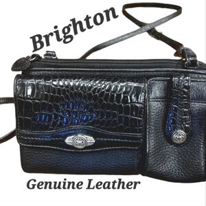 BRIGHTON leather wallett or mini bag
